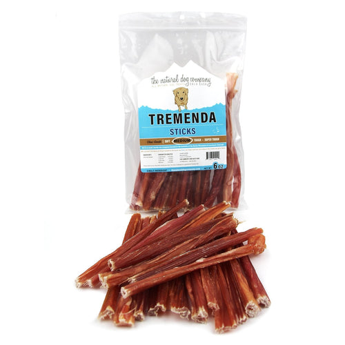 Natural Dog 5in Tremenda Sticks 6z Bag