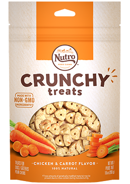 Nutro Crunchy Treats Chicken & Carrot Flavor (10-oz)