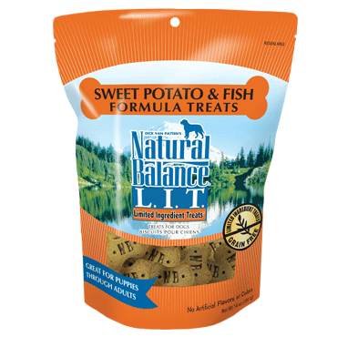 Natural Balance L.I.T. Limited Ingredient Sweet Potato and Fish Formula Treats for Dogs