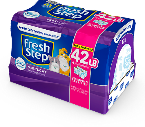 MULTI-CAT SCENTED LITTER WITH THE POWER OF FEBREZE