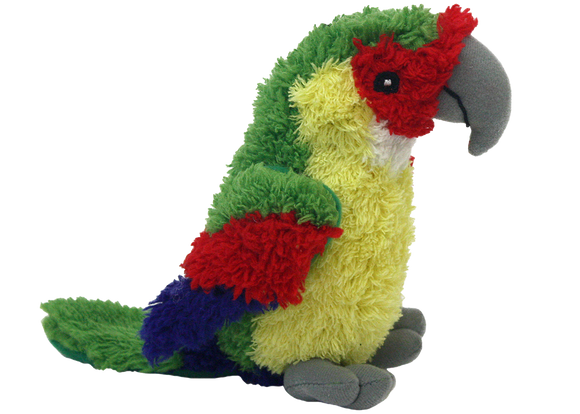 Multipet Look Who's Talking Parrot Dog Toy