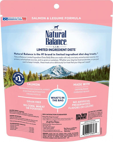 Natural Balance Belly Bites Salmon & Legume Semi-Moist Treats for Dogs