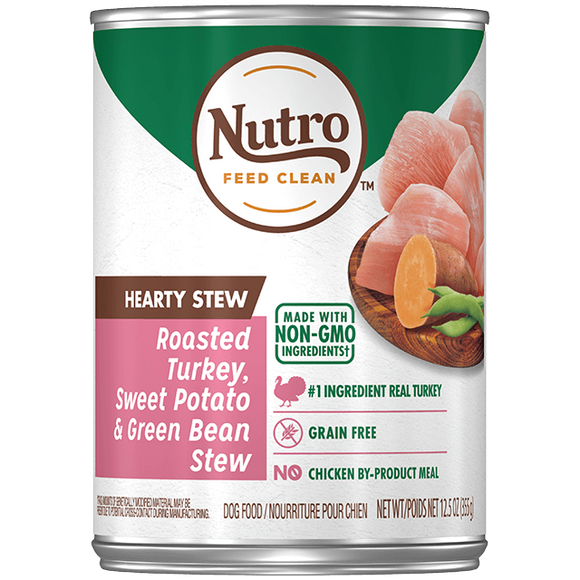 Nutro Hearty Stew Chunky Chicken & Turkey Stew Adult Canned Dog Food