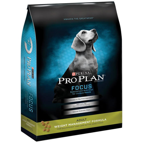 Purina Pro Plan Focus Weight Management Chicken & Rice Formula Adult Dry Dog Food