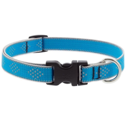 Lupine Pet Reflective Dog Collar (1/2 x 10-16 Blue Diamond)