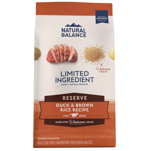 Natural Balance Limited Ingredient Reserve Duck & Brown Rice Recipe Dry Dog Food (22 Lb)