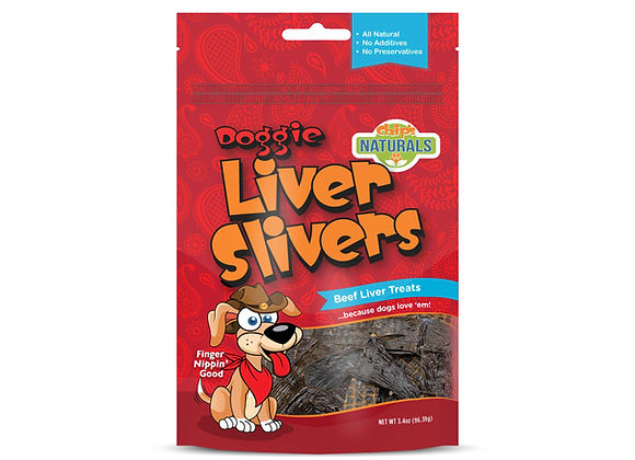 Chip's Naturals Doggie Liver Slivers Dog Treats