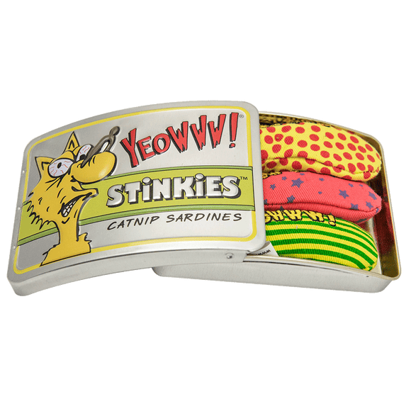 YEOWWW! STINKIES CATNIP SARDINES (Single)