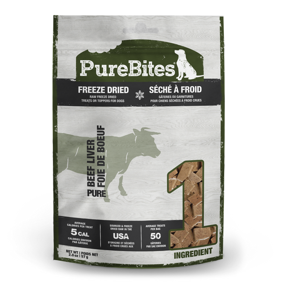 PureBites Freeze Dried Beef Liver Dog Treats