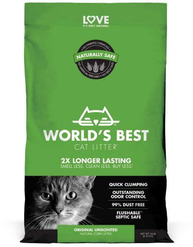 World's Best Original Unscented Clumping Cat Litter (8-lb)