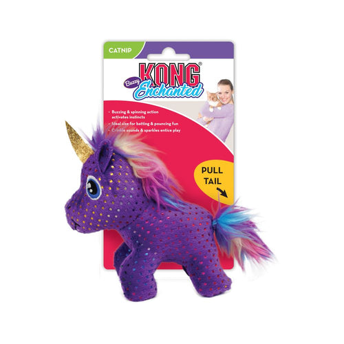 Kong Echanted Buzzy Unicorn (1 count)