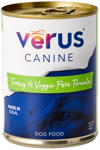 VēRUS Turkey & Veggie Paté Formula Dog Food (13 Oz.)