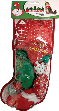 Spot Holiday Cat Stocking (Medium)