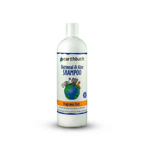 Earthbath Fragrance Free Oatmeal & Aloe Shampoo (16 OZ)