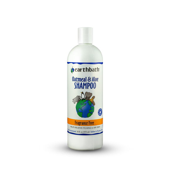 Earthbath Fragrance Free Oatmeal & Aloe Shampoo (16 OZ)