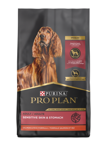 Purina Pro Plan Adult Sensitive Skin & Stomach Salmon & Rice Formula For Dogs