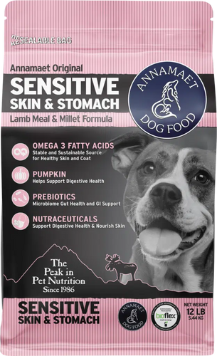 Annamaet Sensitive Skin & Stomach Formula Dry Dog Food