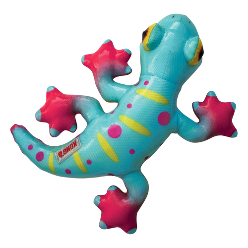 KONG Shieldz Tropics Gecko Dog Toy