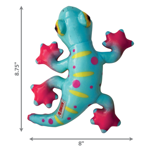 KONG Shieldz Tropics Gecko Dog Toy