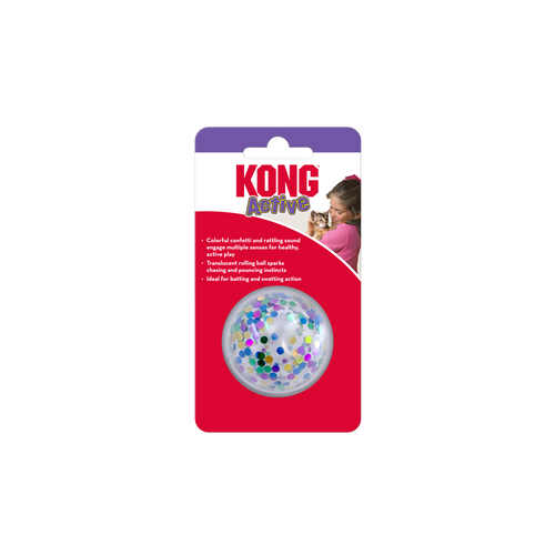 KONG Active Confetti Ball Cat Toy