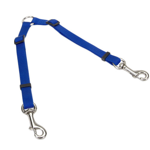 Coastal Pet 2 Dog Adjustable Coupler (18-24 Blue)