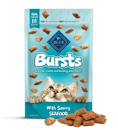 BLUE™ Bursts Savory Seafood Cat Treats (2-oz)