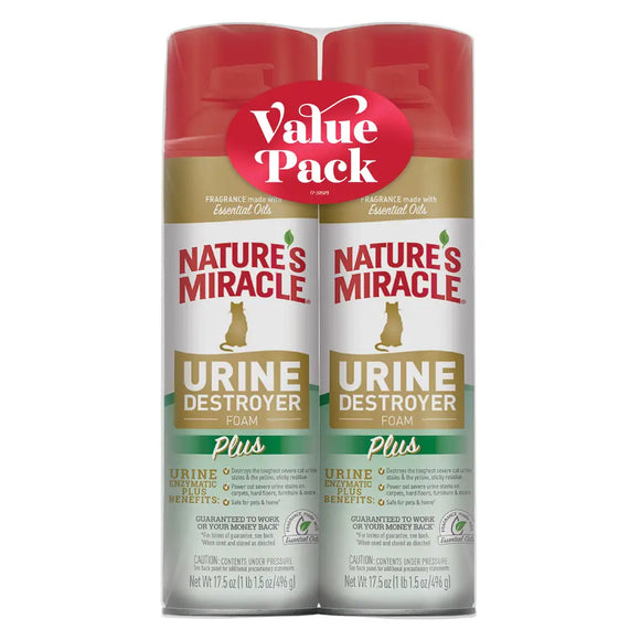 Nature's Miracle Urine Destroyer Plus for Cats - Foam