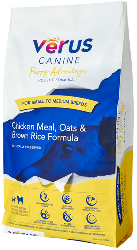 VēRUS Puppy Advantage Chicken Meal, Oats & Brown Rice Holistic Formula
