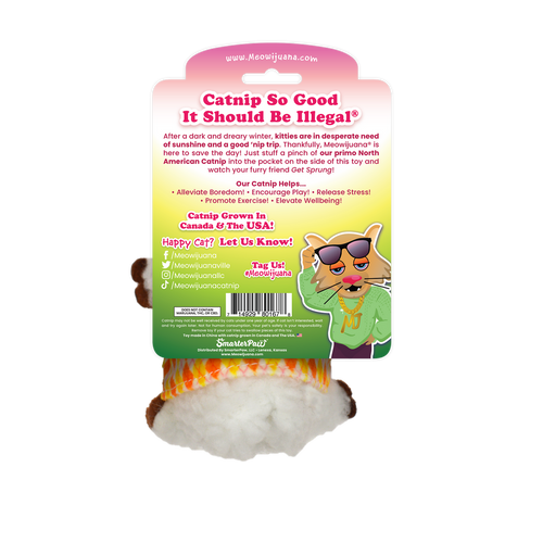 Meowijuana Get Sprung Refillable Lamb Cat Toy