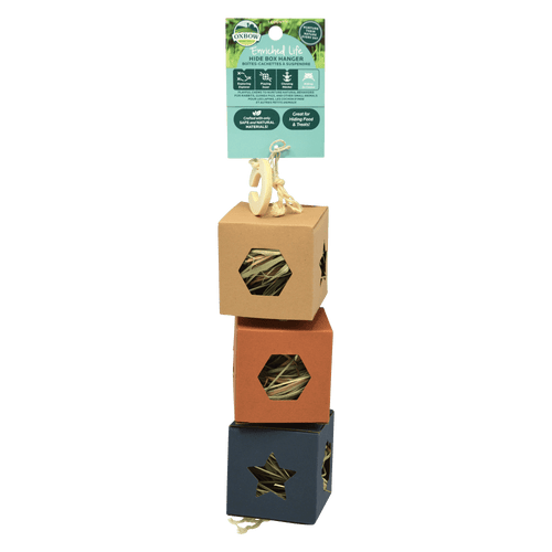 Oxbow Enriched Life – Hide Box Hanger Small Animal Toy