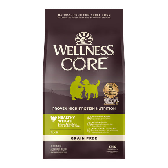 Wellness CORE Natural Grain Free Reduced Fat Weight Management Turkey & Chicken Recipe Dry Dog Food