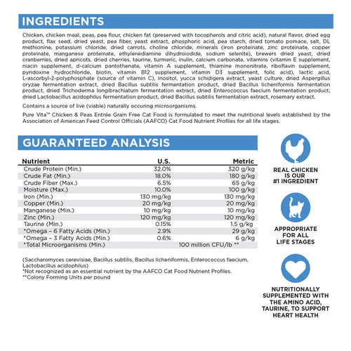 NutriSource® Grain Free Chicken & Peas Entrée Cat Food