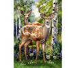 Briarwood Lane Deer in Forest Garden Flag