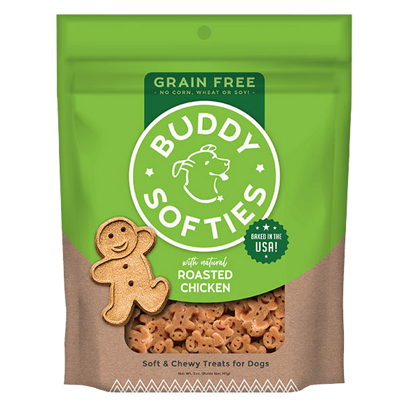 Cloud Star Buddy Biscuits Grain Free Soft & Chewy Dog Treats Roasted Chicken (6 oz)