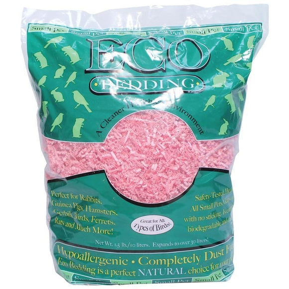 ECO BEDDING FOR SMALL PET (1.5 LB, PINK)