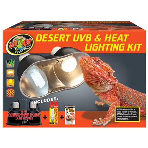 DESERT UVB AND HEAT LIGHTING KIT