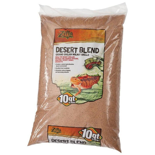 Zilla Desert Blend Ground English Walnut Shells Reptile Bedding