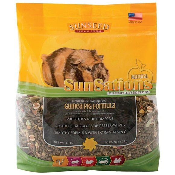 SUNSATIONS GUINEA PIG FOOD (3.5 LB)