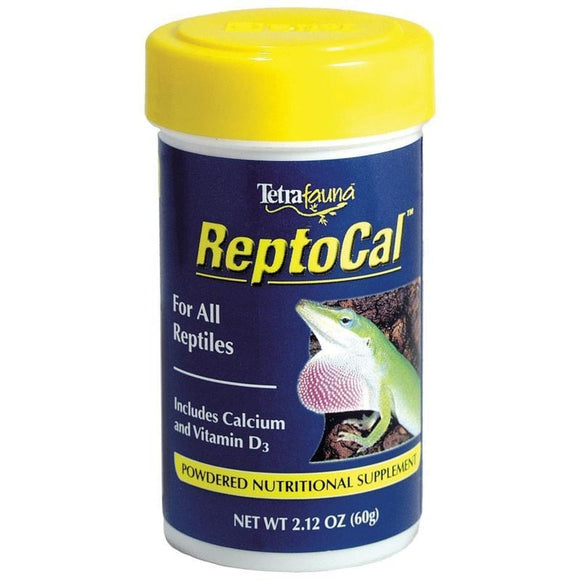 TetraFauna Reptocal Powdered Nutritional Supplement For All Reptiles (2.12 oz)