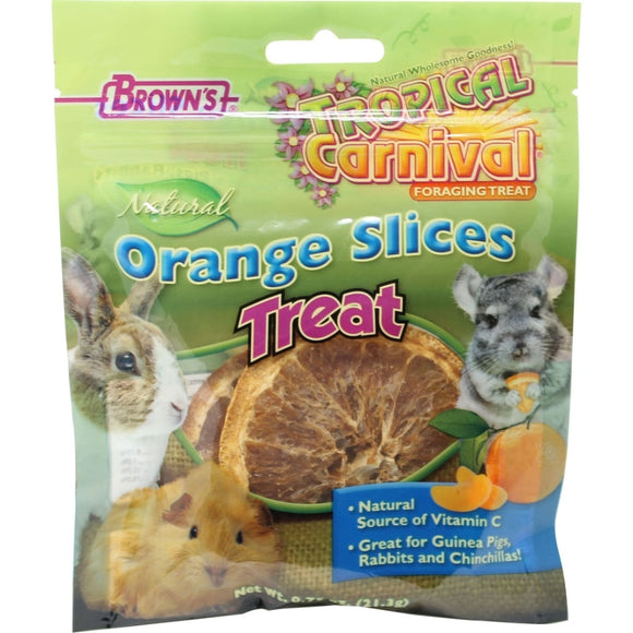 TROPICAL CARNIVAL NATURAL ORANGE SLICES SA TREAT (.75 OZ, ORANGE)