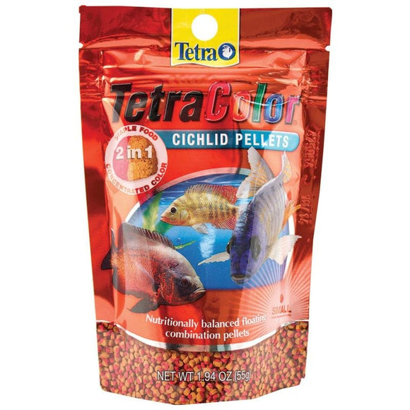 TETRACOLOR CICHLID PELLETS (SMALL/1.94 OZ)