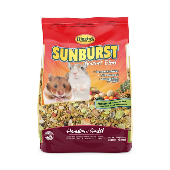 HIGGINS SUNBURST GOURMET BLEND HAMSTER & GERBIL