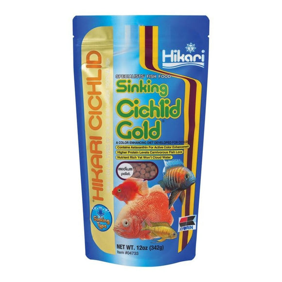 HIKARI CICHLID GOLD SINKING (12 OZ/MEDIUM)