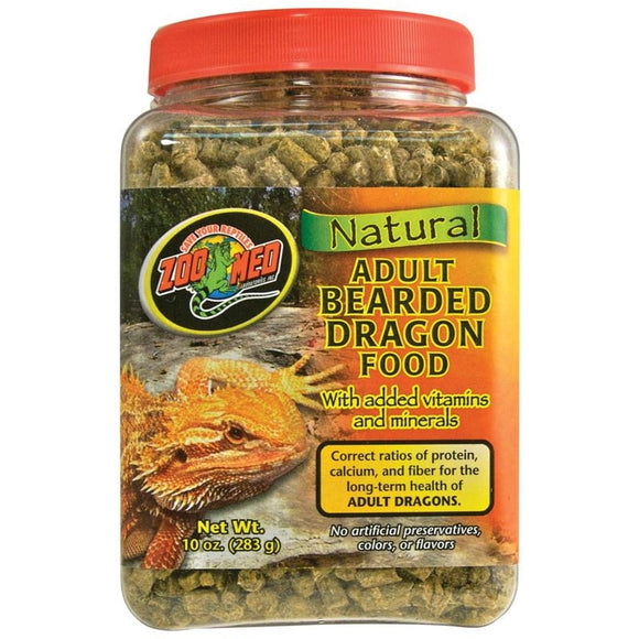 NATURAL ADULT BEARDED DRAGON FOOD (10 OZ)