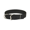 Coastal Pet Product Macho Dog Double-Ply Dog Collar with Roller Buckle (Black, 1 3/4x20)